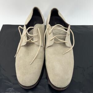 John Varvatos Men's Taupe Suede Oxfords Boots Preppy Casual Formal Shoes Sz 9.5